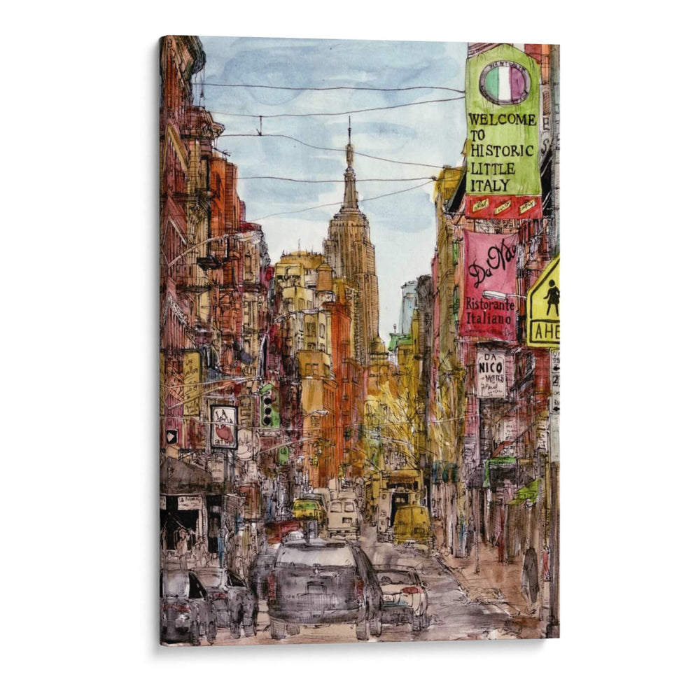 Escena De La Ciudad Ii - Melissa Wang | Cuadro decorativo de Canvas Lab
