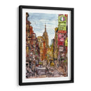 Escena De La Ciudad Ii - Melissa Wang | Cuadro decorativo de Canvas Lab