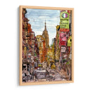 Escena De La Ciudad Ii - Melissa Wang | Cuadro decorativo de Canvas Lab