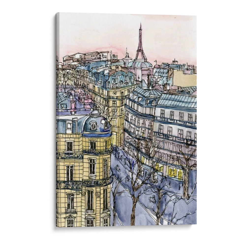 Escena De La Ciudad Ix - Melissa Wang | Cuadro decorativo de Canvas Lab