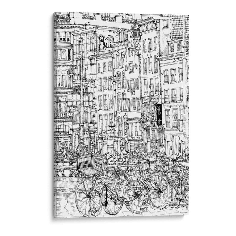 Escena De La Ciudad De Bandw I - Melissa Wang | Cuadro decorativo de Canvas Lab