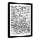 Escena De La Ciudad De Bandw I - Melissa Wang | Cuadro decorativo de Canvas Lab