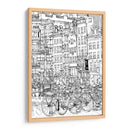 Escena De La Ciudad De Bandw I - Melissa Wang | Cuadro decorativo de Canvas Lab