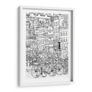 Escena De La Ciudad De Bandw I - Melissa Wang | Cuadro decorativo de Canvas Lab