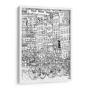 Escena De La Ciudad De Bandw I - Melissa Wang | Cuadro decorativo de Canvas Lab