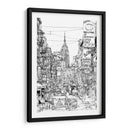 Scene De La Ciudad De Bandw Ii - Melissa Wang | Cuadro decorativo de Canvas Lab