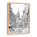 Scene De La Ciudad De Bandw Ii - Melissa Wang | Cuadro decorativo de Canvas Lab