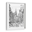 Scene De La Ciudad De Bandw Ii - Melissa Wang | Cuadro decorativo de Canvas Lab