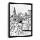 Scene De La Ciudad De Bandw Iii - Melissa Wang | Cuadro decorativo de Canvas Lab