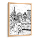 Scene De La Ciudad De Bandw Iii - Melissa Wang | Cuadro decorativo de Canvas Lab