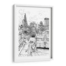 Scene De La Ciudad De Bandw Iii - Melissa Wang | Cuadro decorativo de Canvas Lab