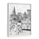 Scene De La Ciudad De Bandw Iii - Melissa Wang | Cuadro decorativo de Canvas Lab