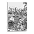 Escena De La Ciudad De Bandw Iv - Melissa Wang | Cuadro decorativo de Canvas Lab