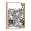 Escena De La Ciudad De Bandw Iv - Melissa Wang | Cuadro decorativo de Canvas Lab