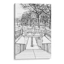 Escena De La Ciudad De Bandw Vi - Melissa Wang | Cuadro decorativo de Canvas Lab