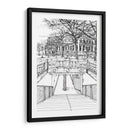 Escena De La Ciudad De Bandw Vi - Melissa Wang | Cuadro decorativo de Canvas Lab