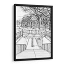 Escena De La Ciudad De Bandw Vi - Melissa Wang | Cuadro decorativo de Canvas Lab