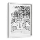 Escena De La Ciudad De Bandw Vi - Melissa Wang | Cuadro decorativo de Canvas Lab