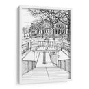 Escena De La Ciudad De Bandw Vi - Melissa Wang | Cuadro decorativo de Canvas Lab