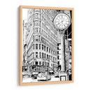 Escena De La Ciudad De Bandw Vii - Melissa Wang | Cuadro decorativo de Canvas Lab