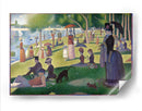 Tarde de domingo en la isla de la Grande Jatte - Georges Seurat | Cuadro decorativo de Canvas Lab