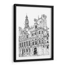 Escena De La Ciudad De Bandw Viii - Melissa Wang | Cuadro decorativo de Canvas Lab