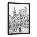 Escena De La Ciudad De Bandw Viii - Melissa Wang | Cuadro decorativo de Canvas Lab