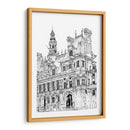 Escena De La Ciudad De Bandw Viii - Melissa Wang | Cuadro decorativo de Canvas Lab