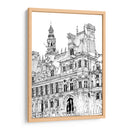 Escena De La Ciudad De Bandw Viii - Melissa Wang | Cuadro decorativo de Canvas Lab