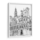 Escena De La Ciudad De Bandw Viii - Melissa Wang | Cuadro decorativo de Canvas Lab