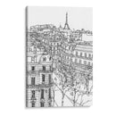 Escena De La Ciudad De Bandw Ix - Melissa Wang | Cuadro decorativo de Canvas Lab