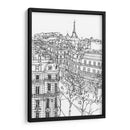 Escena De La Ciudad De Bandw Ix - Melissa Wang | Cuadro decorativo de Canvas Lab