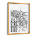 Escena De La Ciudad De Bandw Ix - Melissa Wang | Cuadro decorativo de Canvas Lab