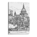 Escena De La Ciudad De Bandw X - Melissa Wang | Cuadro decorativo de Canvas Lab