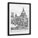 Escena De La Ciudad De Bandw X - Melissa Wang | Cuadro decorativo de Canvas Lab