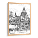 Escena De La Ciudad De Bandw X - Melissa Wang | Cuadro decorativo de Canvas Lab