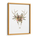 Cráneo De Ciervos Y Flores I - Naomi McCavitt | Cuadro decorativo de Canvas Lab