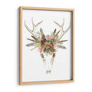 Cráneo De Ciervos Y Flores I - Naomi McCavitt | Cuadro decorativo de Canvas Lab