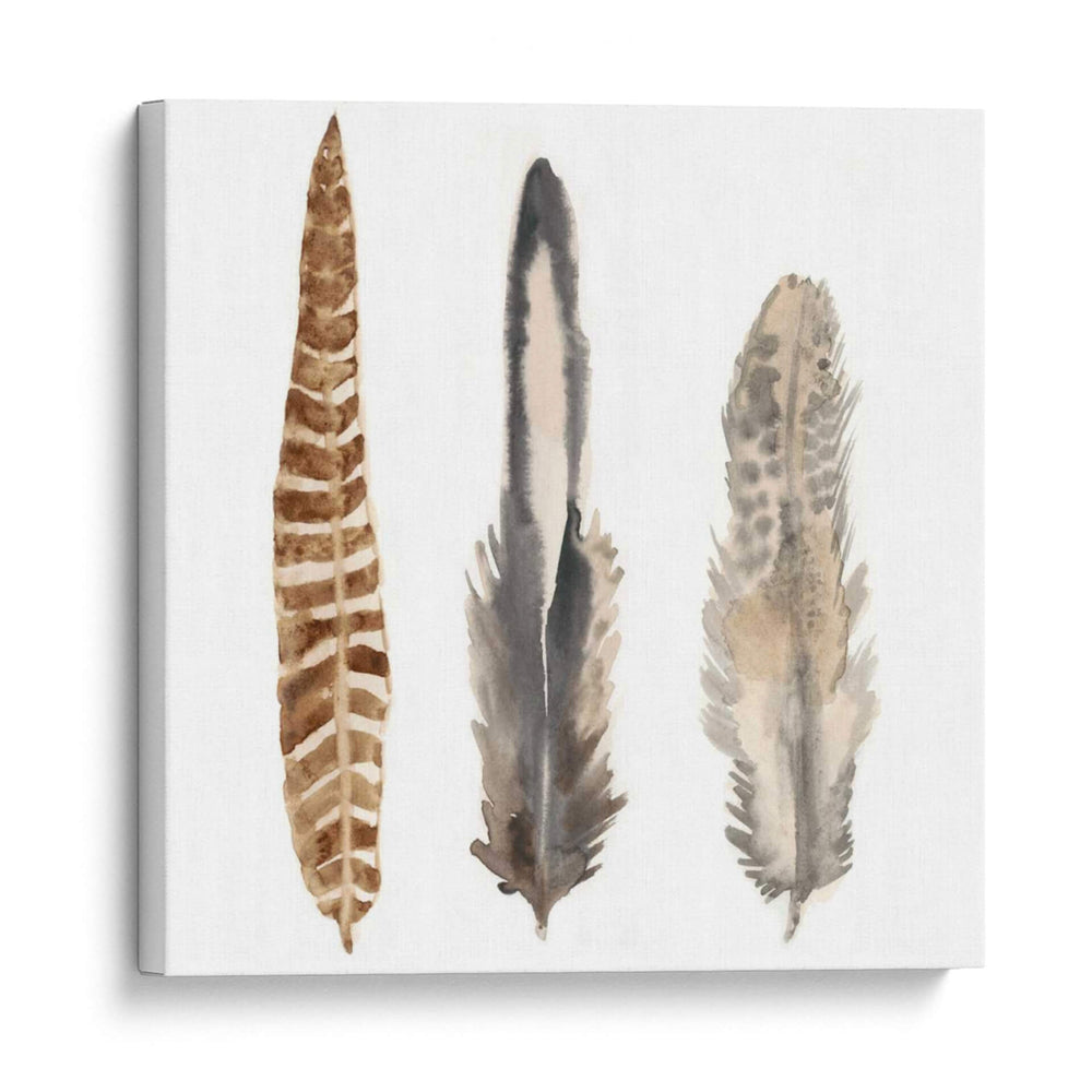 Plumas De Acuarela I - Naomi McCavitt | Cuadro decorativo de Canvas Lab