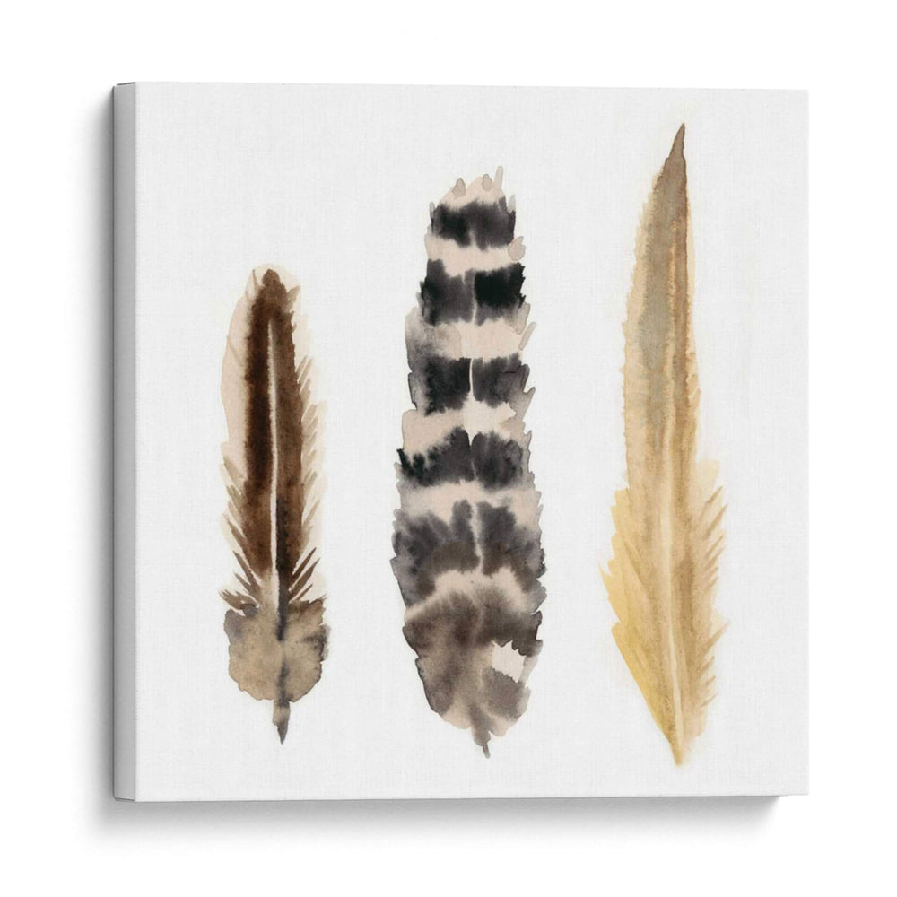 Plumas De Acuarela Ii - Naomi McCavitt | Cuadro decorativo de Canvas Lab