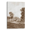 Papel De Pared Francés Sepia Iii - Naomi McCavitt | Cuadro decorativo de Canvas Lab