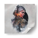 The Witcher square II | Cuadro decorativo de Canvas Lab