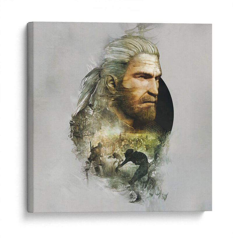 The Witcher square III | Cuadro decorativo de Canvas Lab