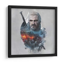 The Witcher square IV | Cuadro decorativo de Canvas Lab