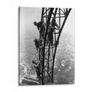 Trabajadores en la Torre Eiffel | Cuadro decorativo de Canvas Lab