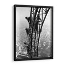 Trabajadores en la Torre Eiffel | Cuadro decorativo de Canvas Lab