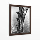 Trabajadores en la Torre Eiffel | Cuadro decorativo de Canvas Lab