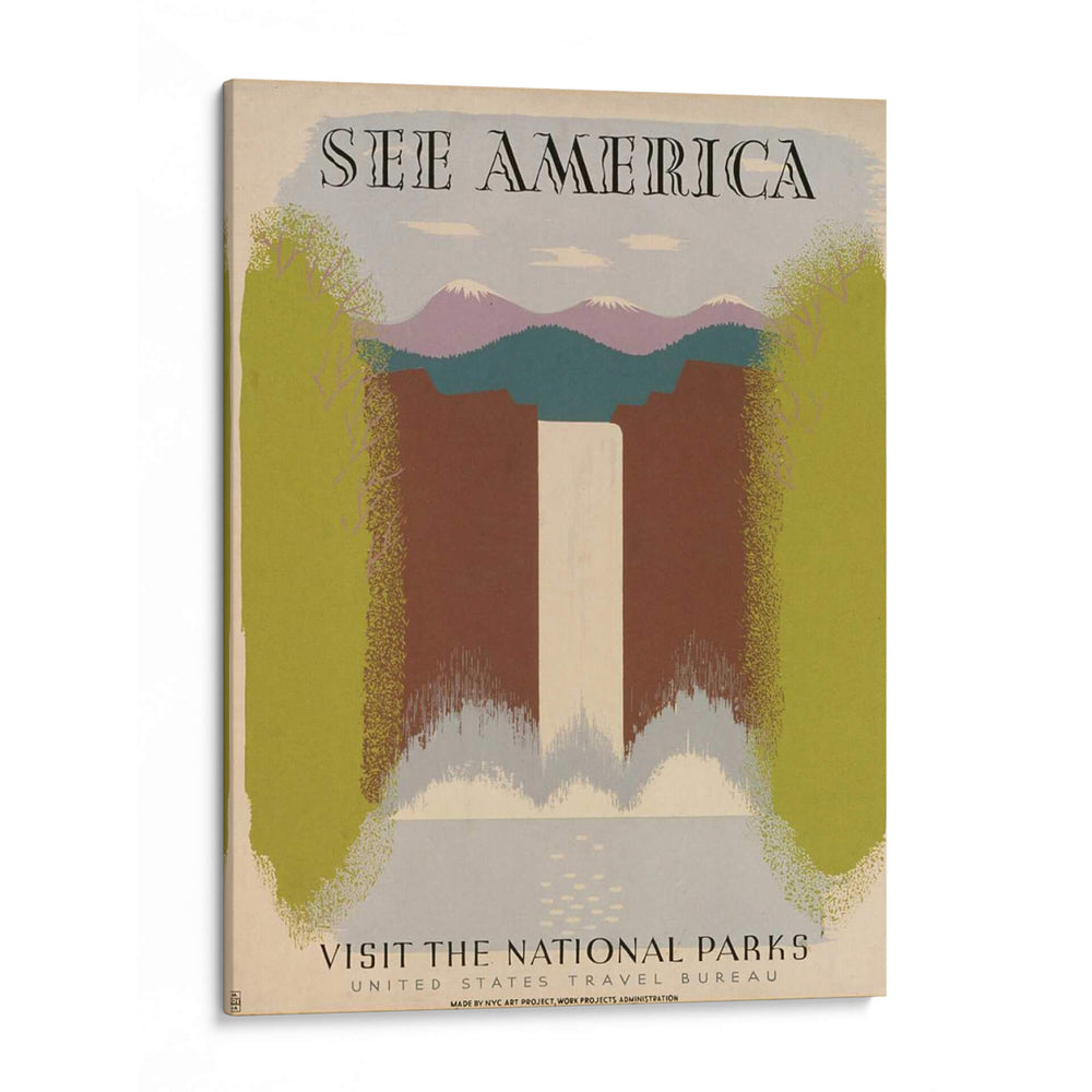Ver America X - Studio W | Cuadro decorativo de Canvas Lab