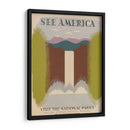 Ver America X - Studio W | Cuadro decorativo de Canvas Lab