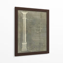 Columna Blueprint Ii - Thomas Sheraton | Cuadro decorativo de Canvas Lab